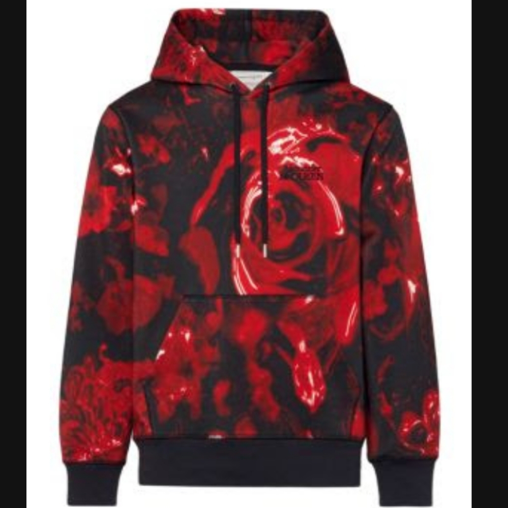 Alexander McQueen Unisex Limited Edition Rose Hoodie
